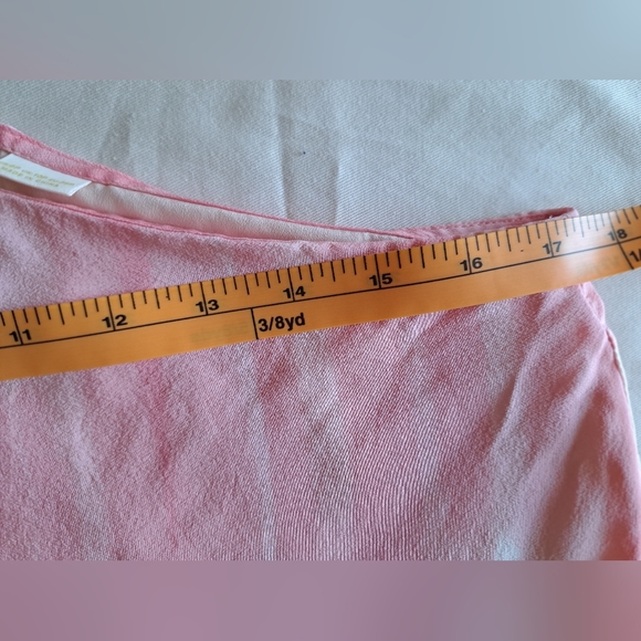 Maeve Anthropology Women's Dress Pink One Should Asymmetrical Silk Size 6P - Picture 13 of 14